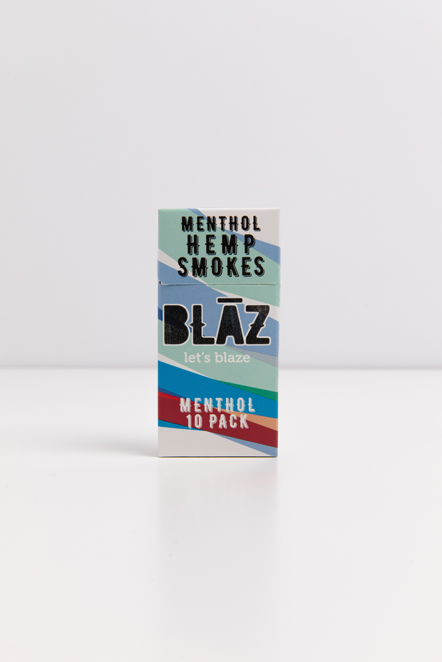 10 Pack Premium Menthol Hemp Smokes